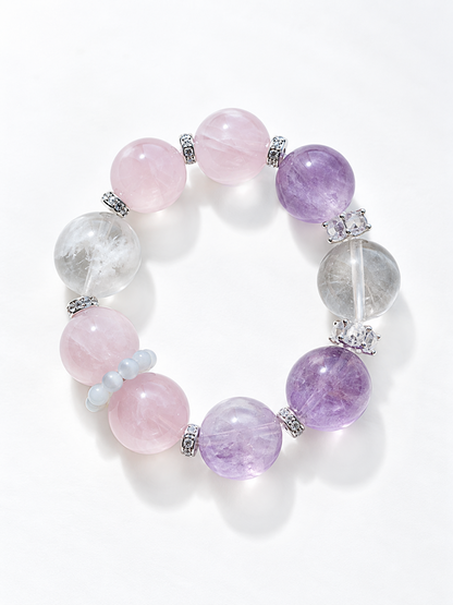 Rose Haze · Crystal Energy Bracelet