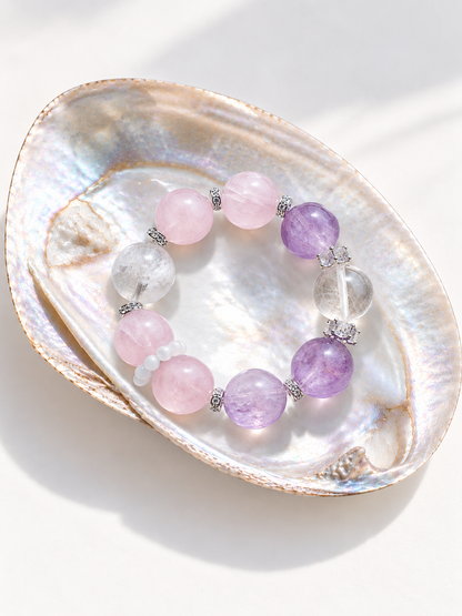 Rose Haze · Crystal Energy Bracelet